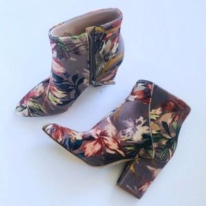 Nine West floral Savitra ankle boot